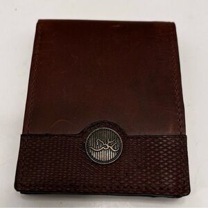 Browning Genuine Leather Western Bi-fold Billfold Men's Wallet, Brown